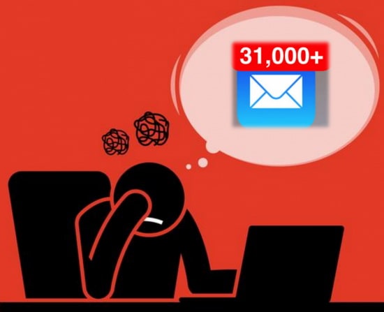 دریافت ایمیل های فراوان علت پیامهای بی پاسخ