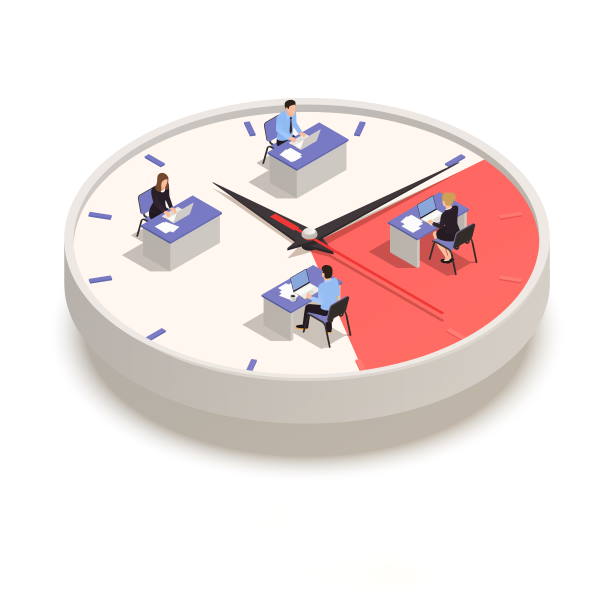 نحوه صرف زمان کارکنان