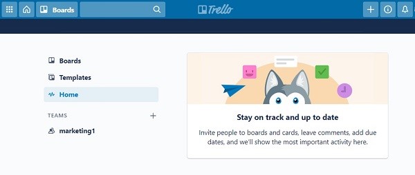 محیط بهترین نرم افزار مدیریت پروژه تیم Trello- Atlassian