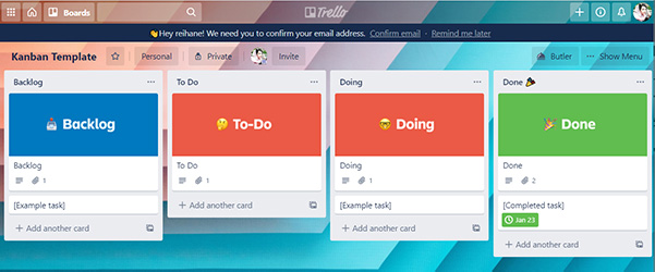 معرفی بهترین نرم افزار مدیریت پروژه آنلاین : بورد Trello
