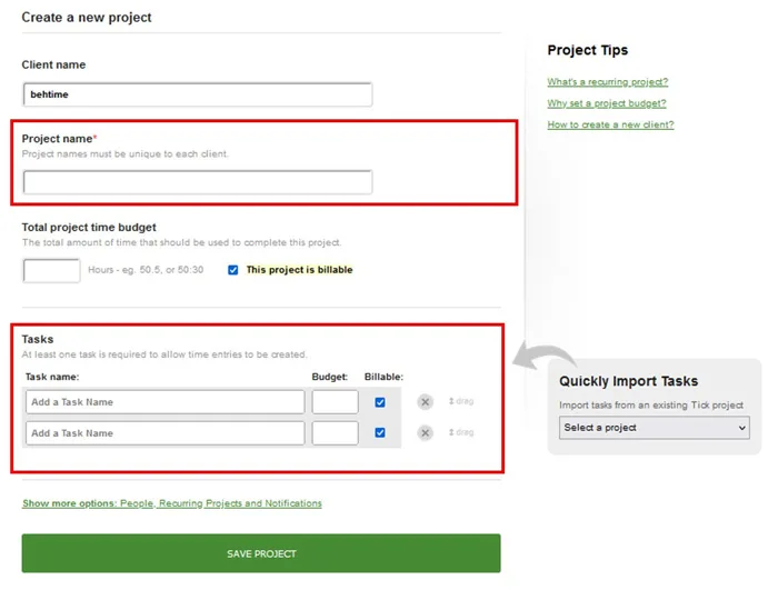 نرم افزار مدیریت زمان Tick