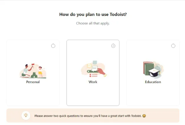 نرم افزار مدیریت زمان Todoist