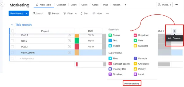 اضافه کردن MAP در در Monday
