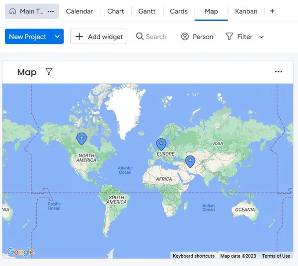 MAP در در Monday