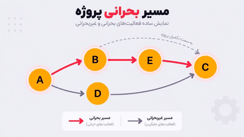 نقش روابط بین فعالیتها در مسیر بحرانی